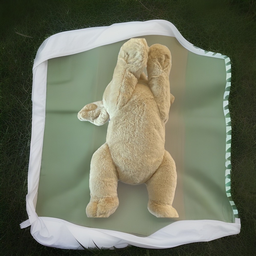 Cuddle Land Beige Puppy Dog Plush Stuffed Animal 13 in Washable w/ Tags - Picture 3 of 7